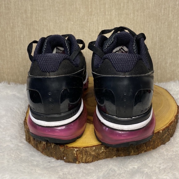 Nike Air Max 2010 Flywire Wineberry Black Running Shoes 386374-007 - Picture 3 of 9